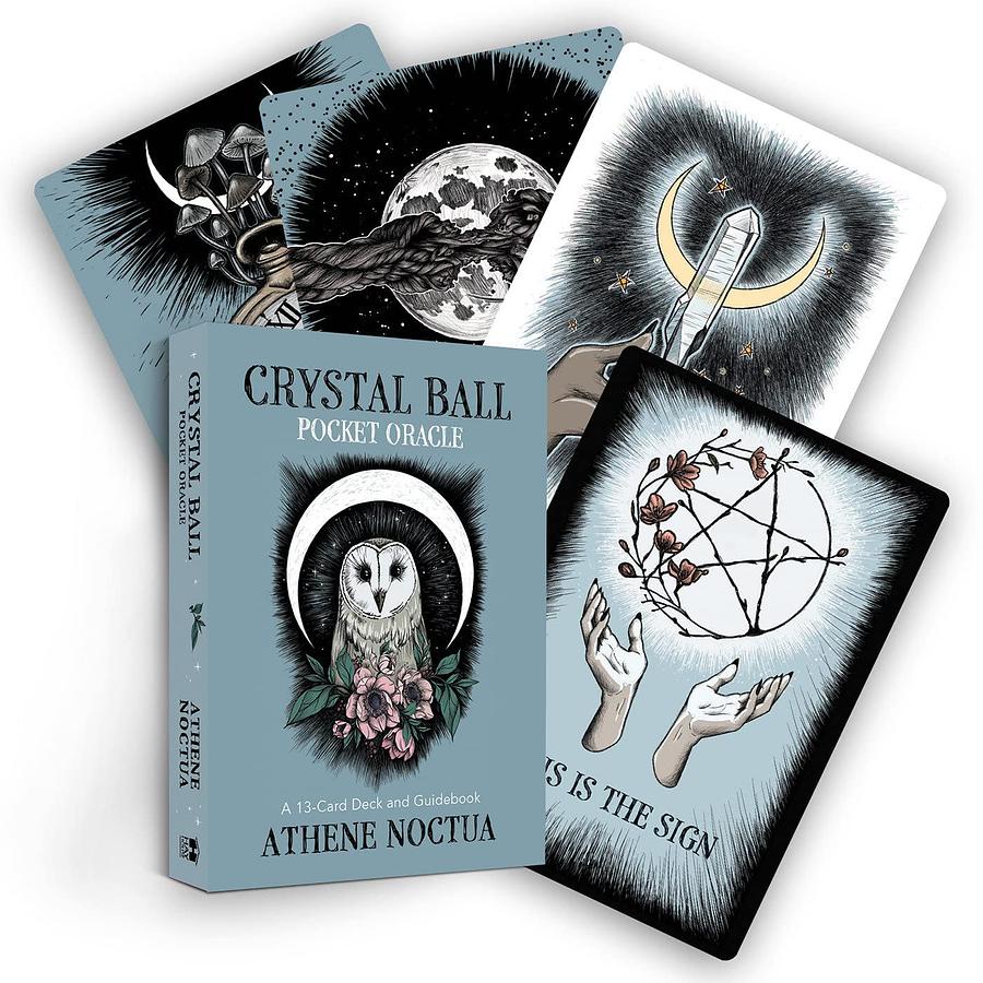 Crystal Ball Pocket Oracle: A 13-Card Deck and Guidebook/掌中型超迷你神諭卡/Athene Noctua eslite誠品【預購】