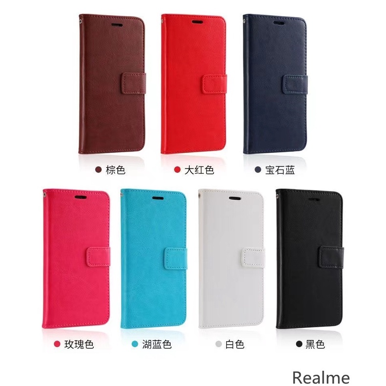 Realme掀蓋皮套 手機殼 適用C35 C33 C21 C11 Narzo 50 50A 50i 5pro 30A矽膠