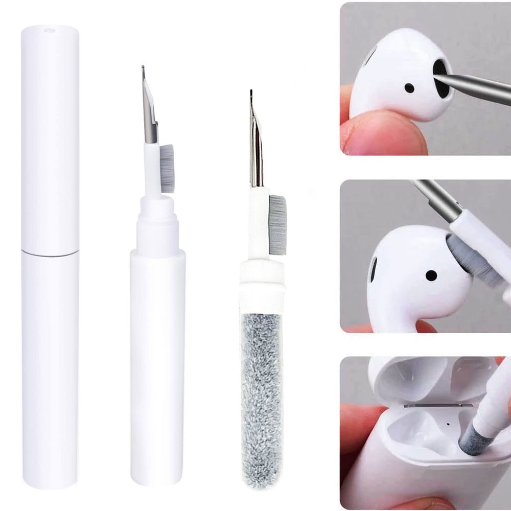 XIAOMI SAMSUNG 適用於 Airpods Pro 1 2 3 耳塞清潔筆刷藍牙耳機盒清潔工具適用於小米華為三