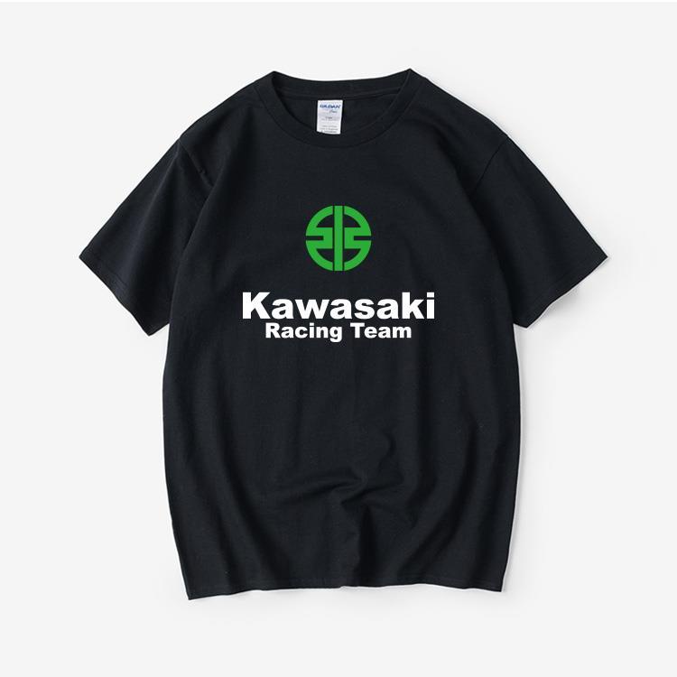 【In stock】重機車愛好者Kawasaki川崎機車周邊T恤短袖百搭衣服男女圓領