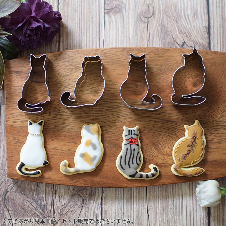 [現貨送食譜] 貓咪餅乾模具 貓咪切模 造型貓咪模具 日式貓咪餅乾模具 貓咪餅乾模具