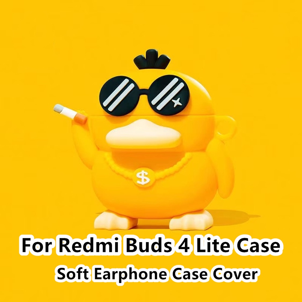 適用於 Redmi Buds 4 Lite 外殼酷卡通圖案紫色派大明星適用於 Redmi Buds 4 Lite 外殼軟