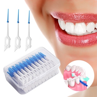 Soft-picks Advanced Dental Picks 牙齒牙籤棒,用於牙齒清潔和牙齦健康,帶方便攜帶的盒式牙