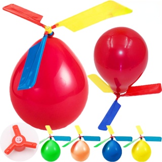 氣球直升機玩具搞笑氣球ortable戶外直升機飛行兒童生日派對兒童節