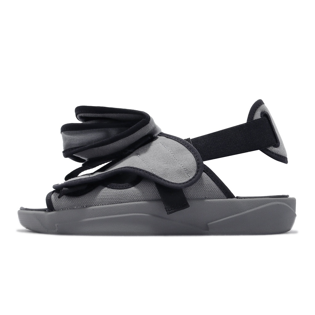 Nike Jordan 涼拖鞋 LS Slide 灰 紅 男鞋 拖鞋 口袋設計 魔鬼氈 【ACS】 CZ0791-001