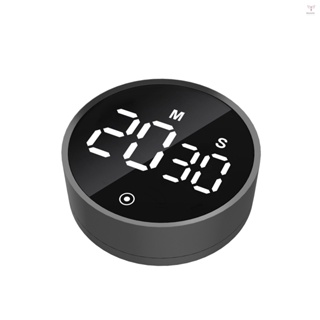 倒計時計時器計時錶磁倒計時和計數數字計算器音量和亮度可調大LED顯示屏旋轉設置，帶秒錶功能靜音模式f