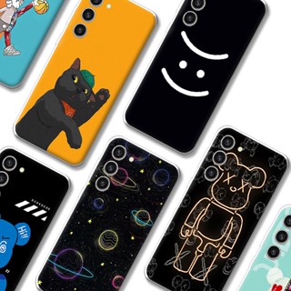 SAMSUNG 三星 Galaxy S23 Plus 手機殼塗漆軟矽膠 TPU 卡通手機殼適用於三星 Galaxy S2