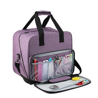 1 件縫紉機袋灰色收納袋手提袋多功能便攜式旅行家用收納袋縫紉配件