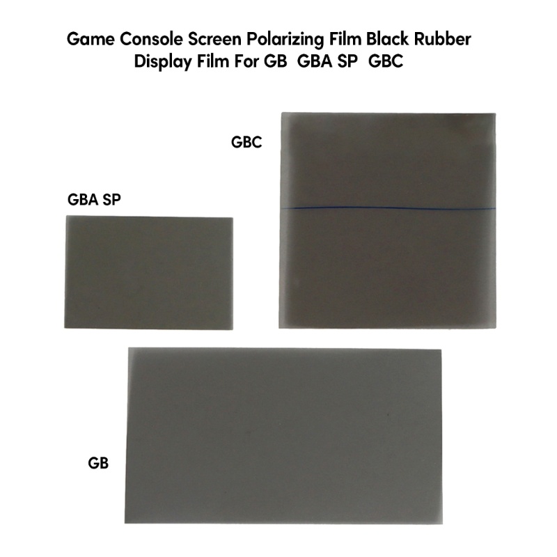 適用於 Gameboy GBA SP GBA GBC WSC NGPC 遊戲機屏幕偏光膜的 BTF 偏光膜