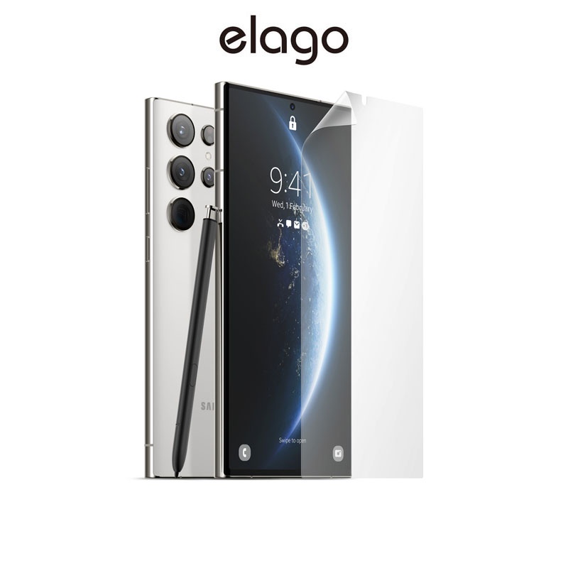 [elago] 三星 S23 Ultra Flex TPU 聚氨酯屏幕保護膜 (適用 Galaxy S23 Ultra)