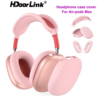 Hdoorlink Air-Pods Max 耳機矽膠保護套防刮耳罩套頭帶套防震耳墊保護套配件