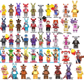 Minifigures 積木弗雷迪系列的五夜之夜 Freddy Bonnie Chica Foxy 兒童玩具