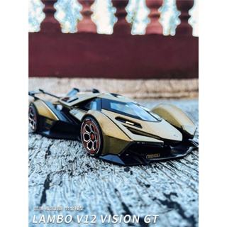 蘭博基尼模型V12VisionGT車模兒童汽車模合金車男孩玩具模擬跑車