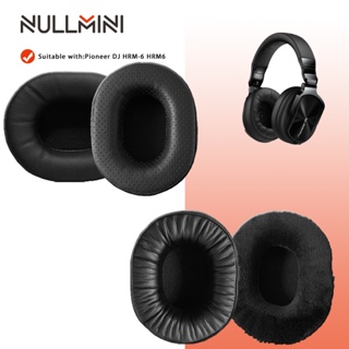 Nullmini 替換耳墊適用於 Pioneer DJ HRM-6 耳機記憶海綿加厚皮套耳機耳罩