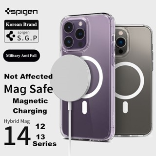 原裝 Spigen Ultra Hybrid Mag 磁性無線充電盒適用於 iPhone 12 13 14 Pro Ma