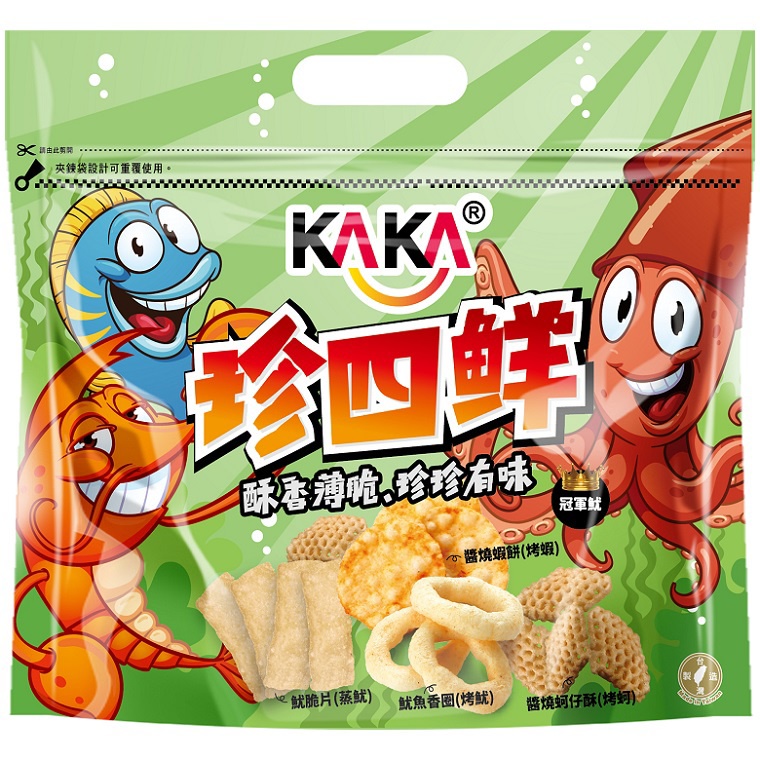 KAKA 珍四鮮 120g/袋(冠軍魷)[大買家]