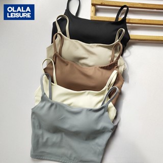 OLALA 速乾外穿美背健身背心專業訓練運動一件式內衣女跑步防震瑜伽內衣