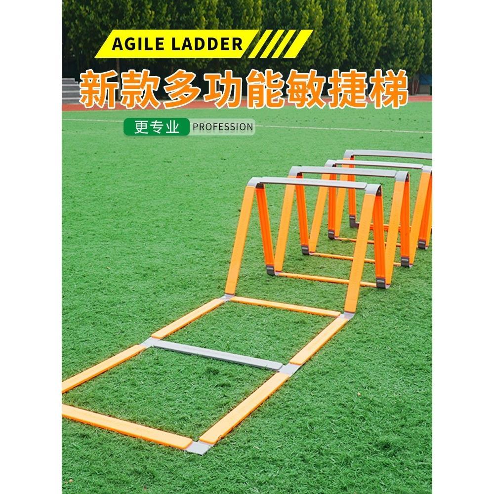 訓練繩梯 敏捷梯繩梯 訓練梯 軟梯腳步協調性籃球器材健身梯子格 體能固定式梯