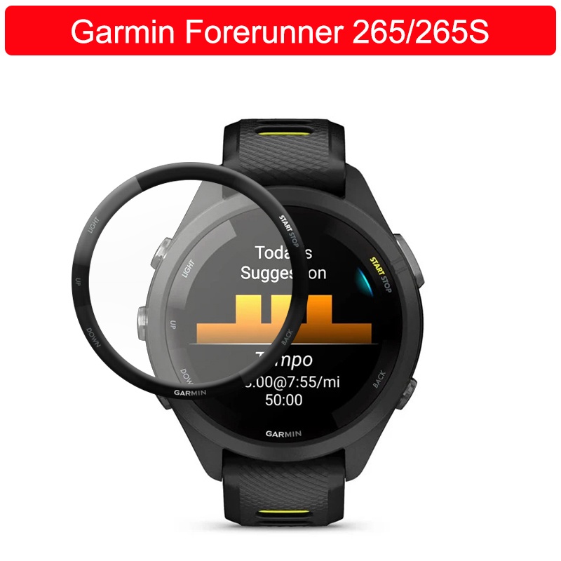 適用於 Garmin Forerunner 265 265S 柔軟防刮蓋的 PMMA 屏幕保護膜
