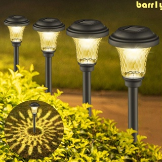 BARR1Y花園草坪燈防水多用途庭院路徑太陽能露營氛圍易於使用景觀燈