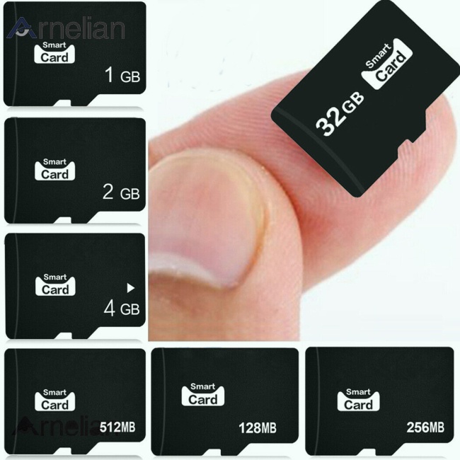 Arnelian 128MB-32GB 微型 TF 存儲卡 SD 卡 Class 4 用於手機