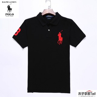 【歐美服飾】Polo Ralph Lauren 夏季新款 polo衫短袖 男 商務休閒簡約大馬珠地棉素色翻領T恤