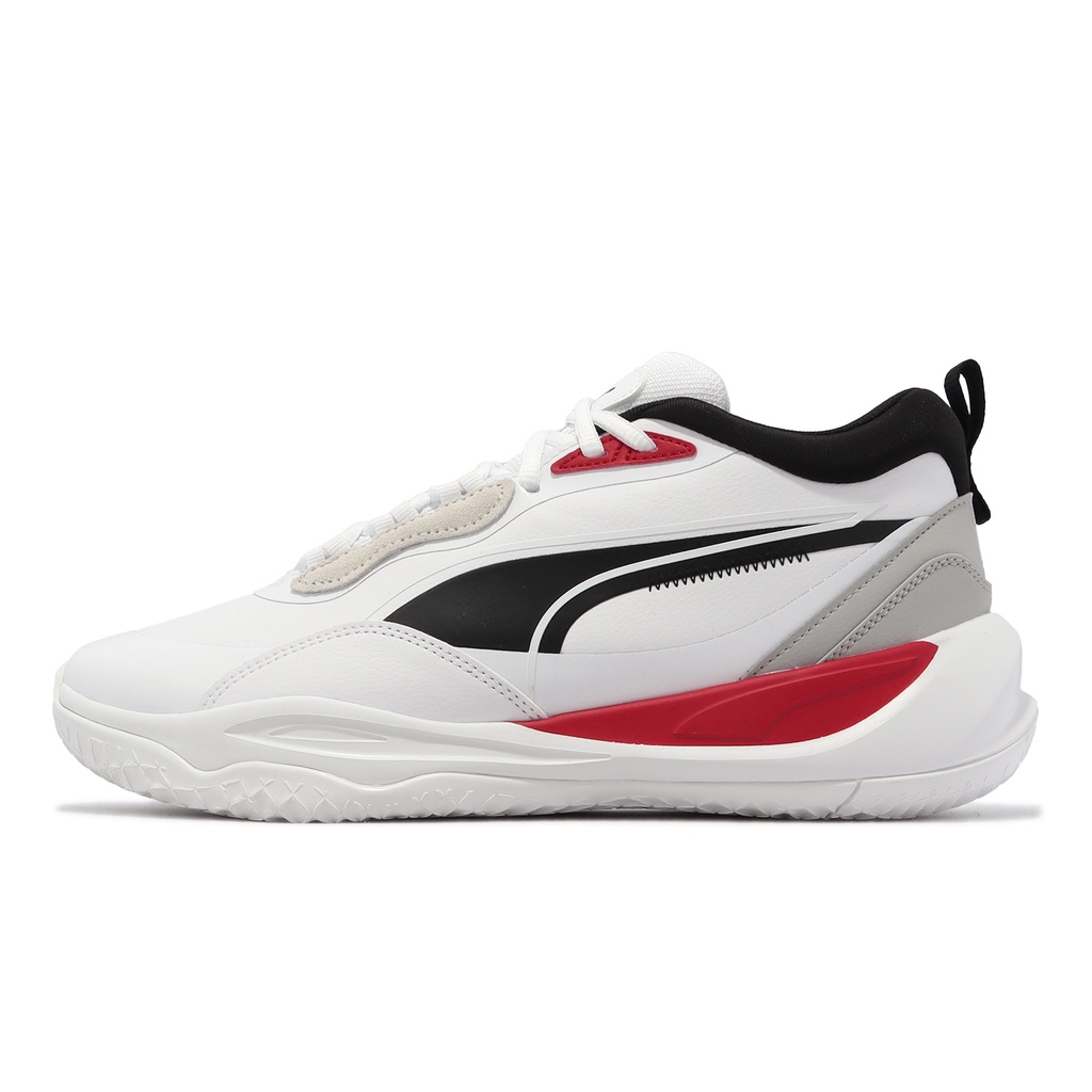 Puma 籃球鞋 Playmaker Pro Plus 白 黑 紅 ProFoam 男鞋 避震 ACS 37915601