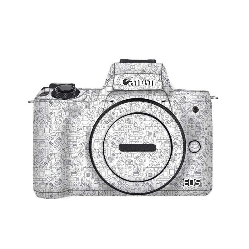 適用於佳能 Eos_m50 機身皮膚碳纖維_適用於 M50_mark_ii 相機貼紙皮膚的個人膠卷