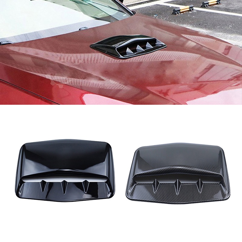 BMW 適用於寶馬汽車發動機罩通風口碳纖維的最佳通用氣流通風口罩勺蓋裝飾件