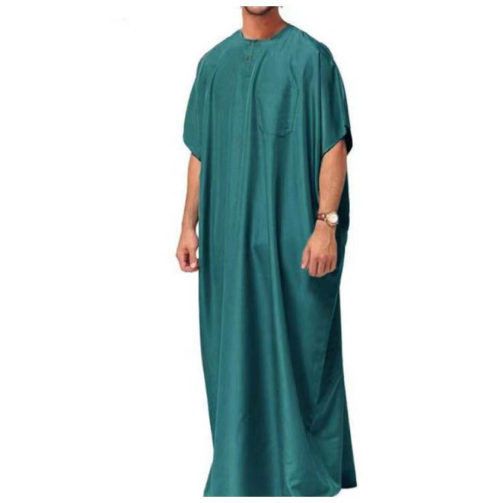 穆斯林中東阿拉伯迪拜連衣裙馬來西亞男士襯衫穆斯林長袍 EMME