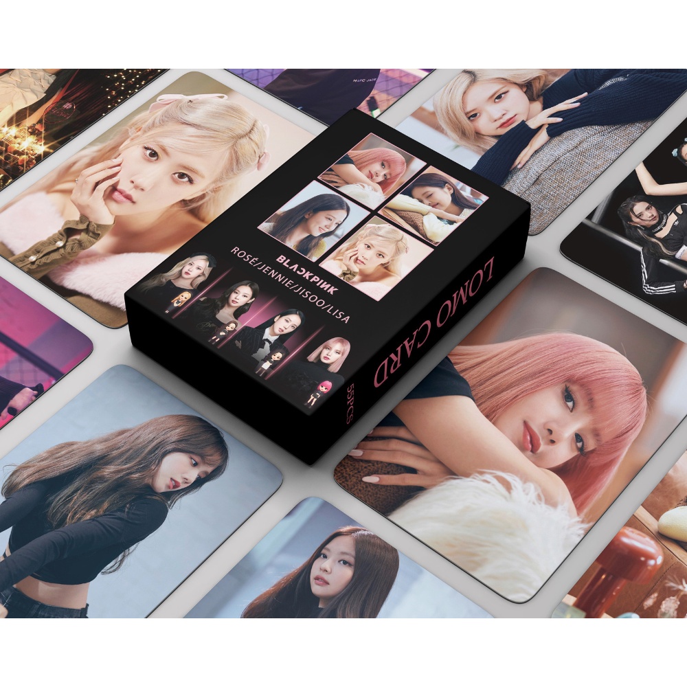 全新 Kpop Blackpink BPTG 照片卡 Lomo Card JISOO JENNIE ROSÉ LISA