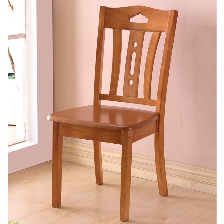 開立發票✨現貨 實木椅子 餐椅 家用現代簡約凳子 靠背椅 木頭中式書房學習餐廳餐桌椅