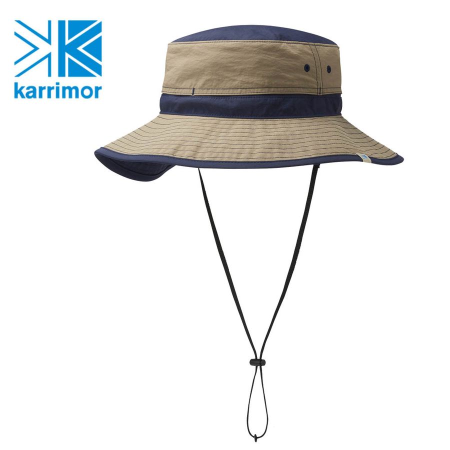 Karrimor ventilation classic Hat ST透氣圓盤帽/ 深米黃/海軍藍/ L eslite誠品