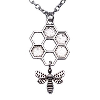 蜻蜓蝴蝶蜜蜂項鍊首飾製作用品復古時尚首飾在脖子上 45 厘米或 70 厘米長鏈