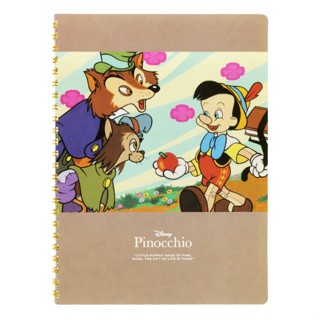 日本 sun-star Disney Retro Art Collection線圈筆記本/ A5/ 木偶奇遇記 eslite誠品