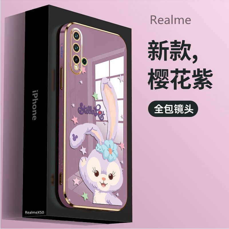 Realme電鍍卡通手機殼 適用GT NEO3 NEO3T NEO2 GT2 GT大師版 XT X7 PRO保護殼