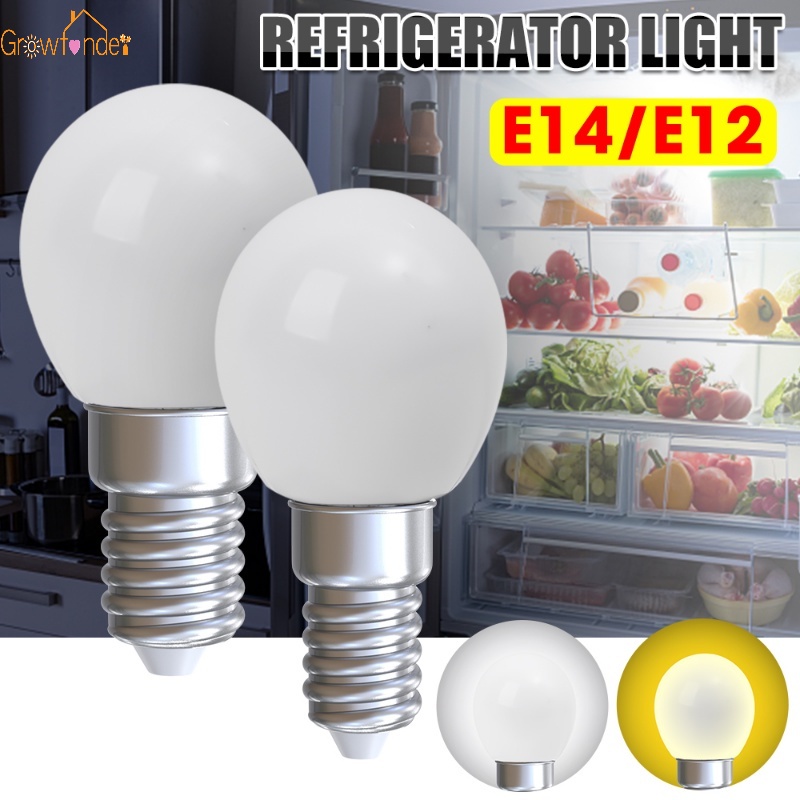 1 件 E14/E12 迷你 LED 燈泡廚房冰箱更換燈白色/暖光冷凍螺絲燈泡展示櫃燈