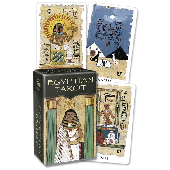 Egyptian Tarot Mini (US Edition)/Pietro Alligo/埃及塔羅牌迷你版/Silvana Alasia eslite誠品