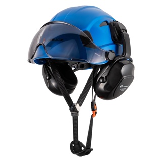 LOEBUCK洛巴克帶30分貝降噪隔音耳罩美式建築安全帽工程施工透氣防護帽通過商檢局BSMI認證字號R06311