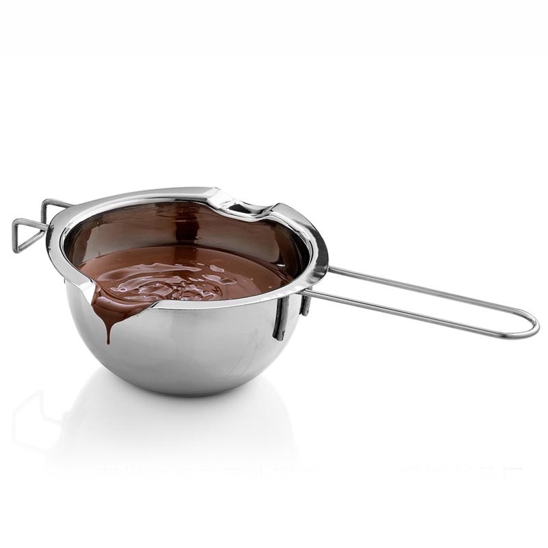304不鏽鋼巧克力鍋 隔水黃油水浴融化鍋 迷你加熱鍋 廚房烘培工具