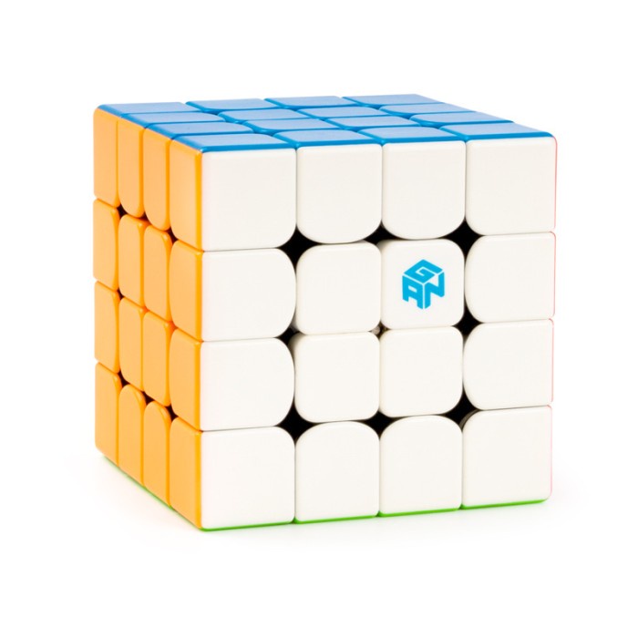 Rubik 4 磁性 GAN 460M 無貼紙魔方 4x4 磁性