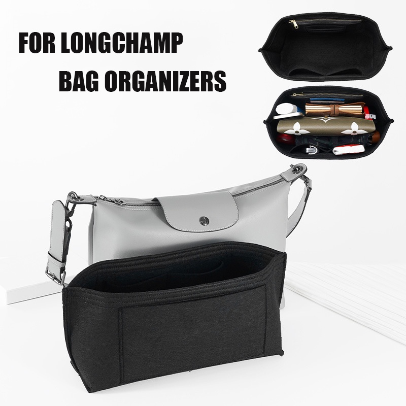 Longchamp Hobo 內襯化妝包收納包手提包的毛氈插入收納包