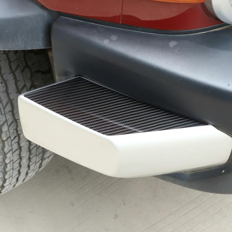 Toyota 豐田FJ Cruiser 07-21 碳纖維片材 汽車前後保險杠側保護器 板蓋飾件貼