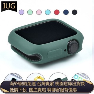 【UNG】糖果色 手錶殼 適用 Apple Watch保護殼 6 SE 5 4 7代 45mm 44 40 38 42