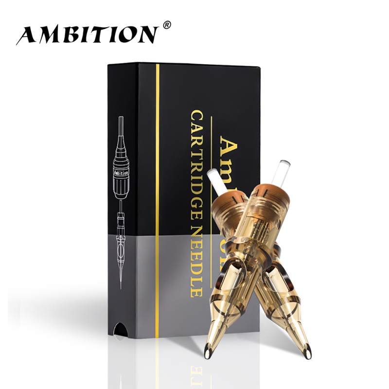 Ambition 夏安針刺青针 08/10/12系列一件式針 紋身機一體針紋身筆紋身機馬達機用短針 刺青化妝美容工具