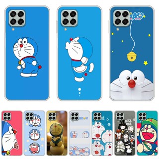 SAMSUNG 哆啦夢 5S-日本動漫哆啦A夢主題手機殼TPU軟矽膠保護殼手機殼適用於三星 Galaxy F12/F22