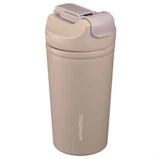 康寧 陶瓷304不銹鋼隨行杯500ml(咖啡色)[大買家]