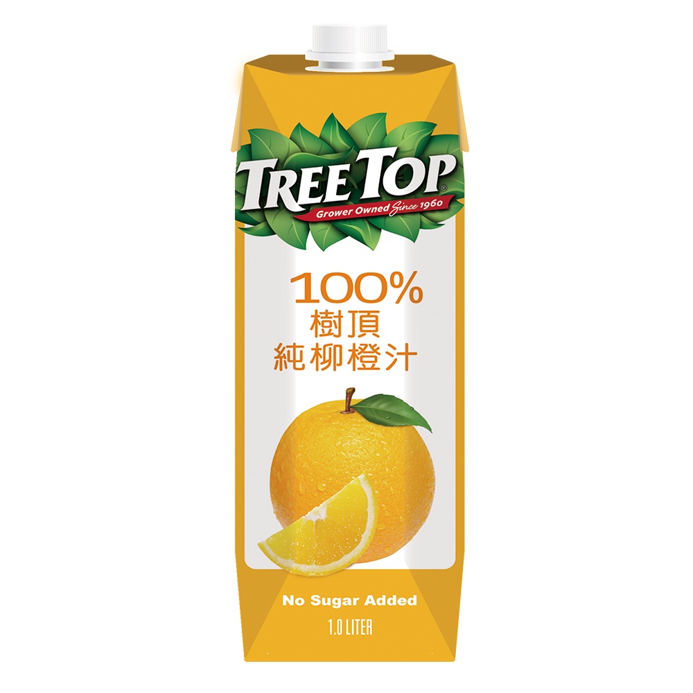 TREE TOP樹頂 100%純柳橙汁1L