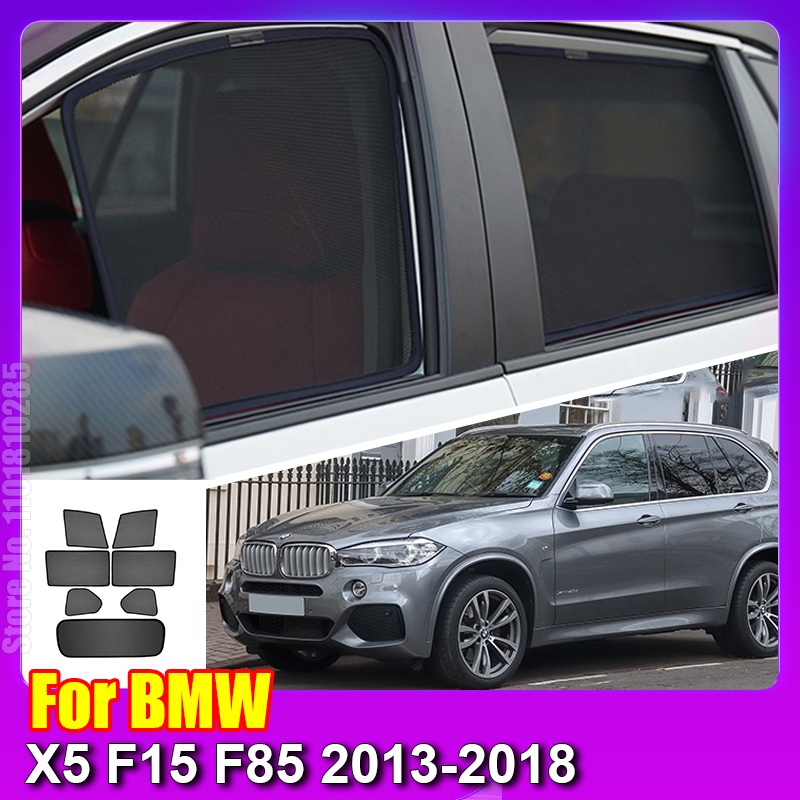 BMW 適用於寶馬 X5 F15 F85 2013-2018 F 15 車窗遮陽罩前擋風玻璃後側窗簾遮陽板