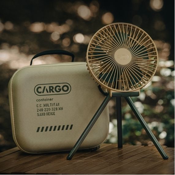 【手牽手露營生活館】CARGO MULTI FAN 隨行風扇含收納盒